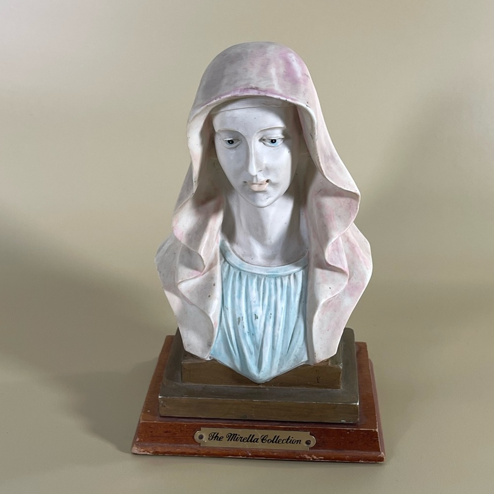*Vintage The Mirella Collection Blessed Mother Porcelain Figure